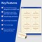 Avery Printable Tent Cards with Sure Feed Technology, 2" x 3.5", Ivory, 160 Blank Place Cards for Laser or Inkjet Printers (5913)
